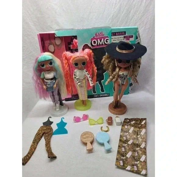 LOL Surprise OMG doll Lot Plus Accessories - Picture 1 of 13